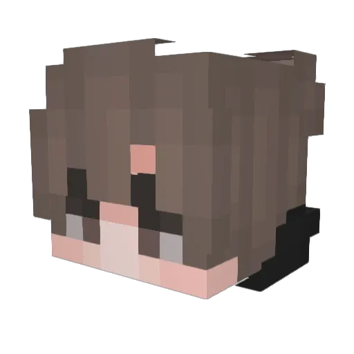 THNexo Minecraft avatar head, 3D render