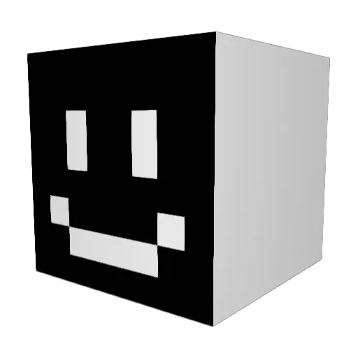 THOGITO Minecraft avatar head, 3D render