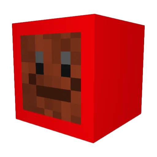 THOMAS_SICKMAN Minecraft avatar head, 3D render