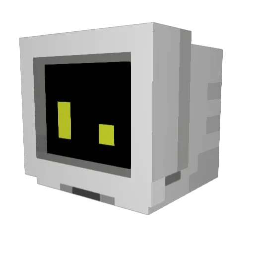 THP710 Minecraft avatar head, 3D render