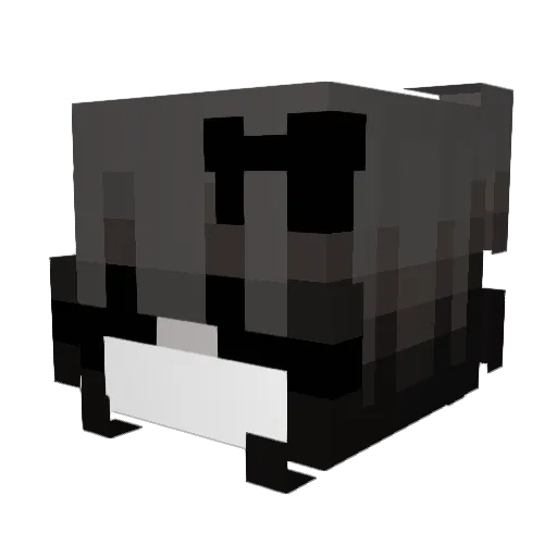 THRALL_BE Minecraft avatar head, 3D render