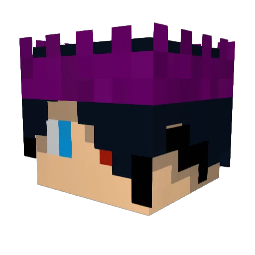 THREEWEISMEN Minecraft avatar head, 3D render