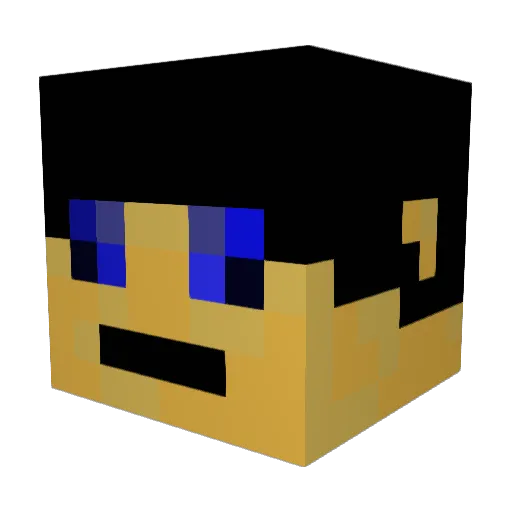 THSSHADOW Minecraft avatar head, 3D render