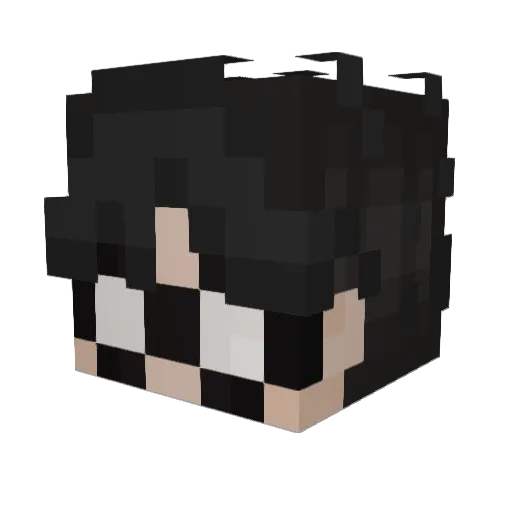 THTMASKEDGUY Minecraft avatar head, 3D render