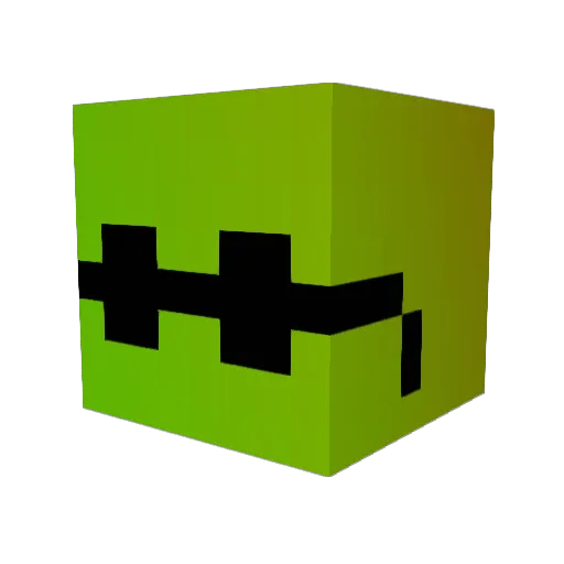 THT_GUYZ_ELB0W Minecraft avatar head, 3D render