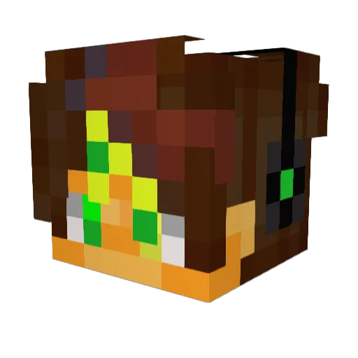 THWIXMAN Minecraft avatar head, 3D render