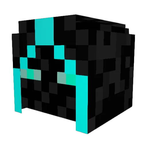 THceladus Minecraft avatar head, 3D render