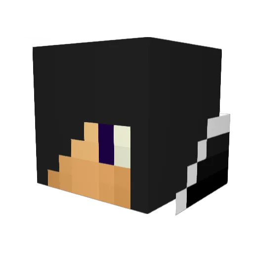THeKillP Minecraft avatar head, 3D render