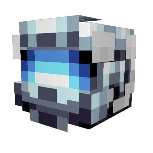 THeRealNich Minecraft avatar head, 3D render