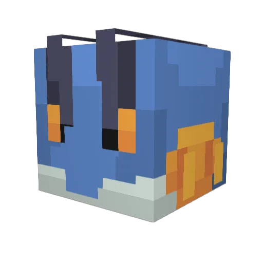 THe_FRoX Minecraft avatar head, 3D render