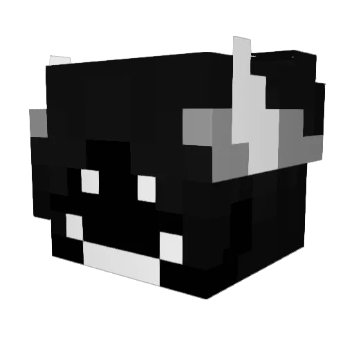 THzpower Minecraft avatar head, 3D render