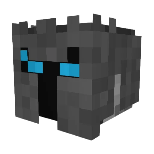 TI84calc Minecraft avatar head, 3D render
