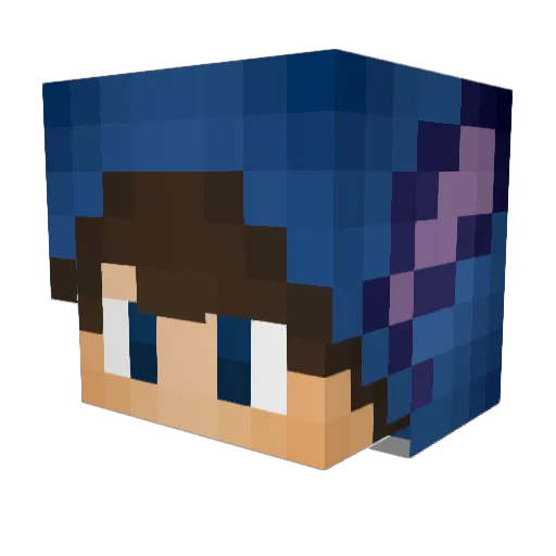 TIAGO_SWIFT Minecraft avatar head, 3D render