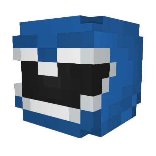 TIGERshanked Minecraft avatar head, 3D render