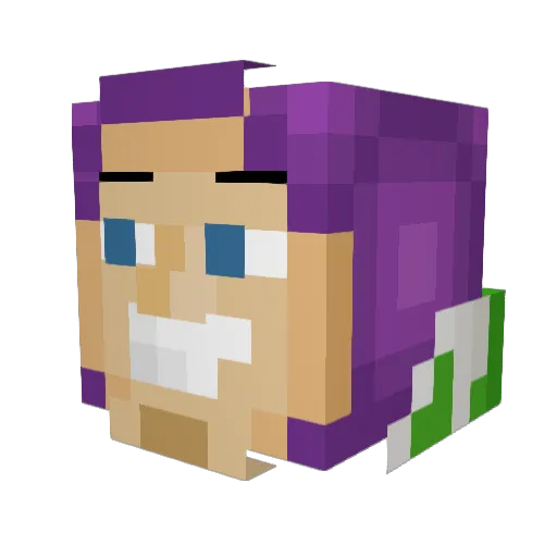 TIIGERRR Minecraft avatar head, 3D render