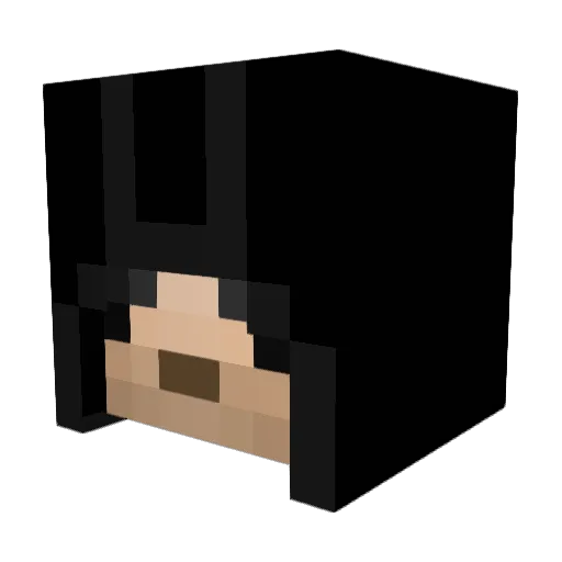 TIMA_LIS Minecraft avatar head, 3D render