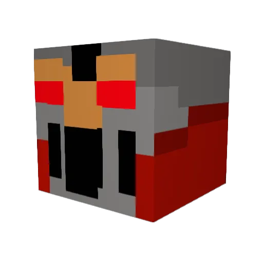 TIMO_3014 Minecraft avatar head, 3D render