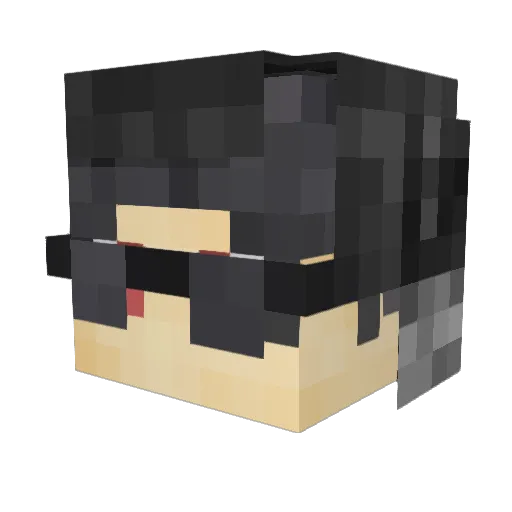 TIMSXCZ Minecraft avatar head, 3D render