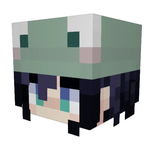 TIMTIM87 Minecraft avatar head, 3D render