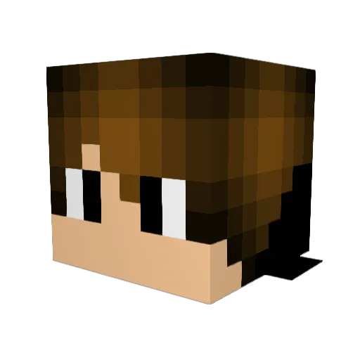 TINO432 Minecraft avatar head, 3D render
