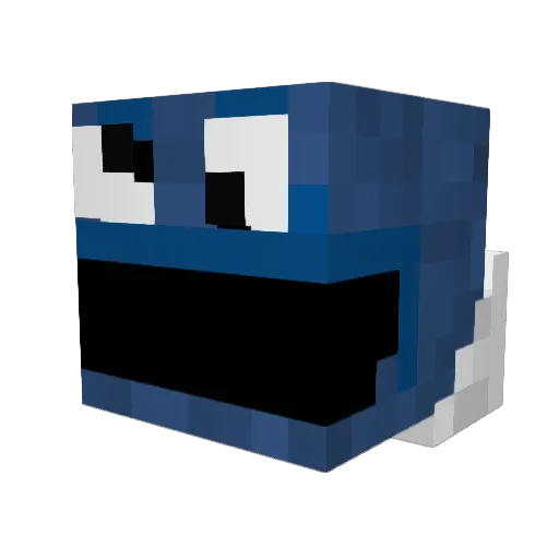 TITANEVOLVE Minecraft avatar head, 3D render