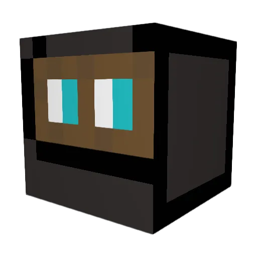 TITANIUM9 Minecraft avatar head, 3D render