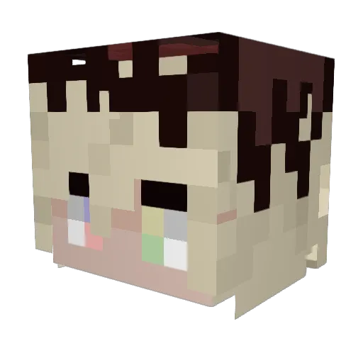TITOTHEDRIPGOD Minecraft avatar head, 3D render