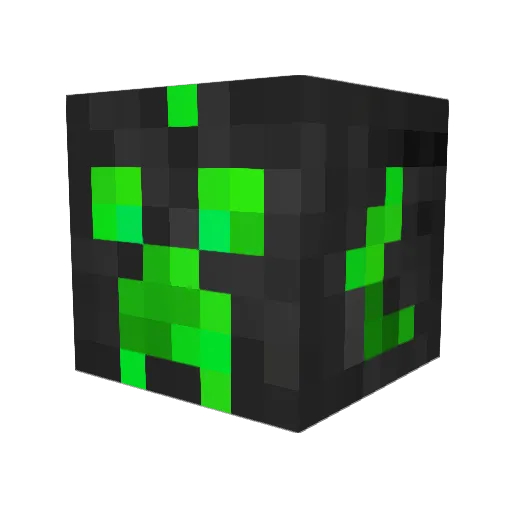 TJA1000 Minecraft avatar head, 3D render