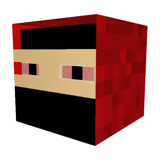 TJBPL Minecraft avatar head, 3D render