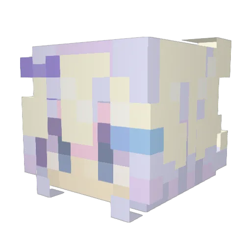 TJEDOGS Minecraft avatar head, 3D render