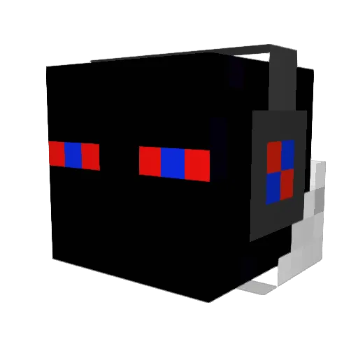 TJFOXHOUND Minecraft avatar head, 3D render