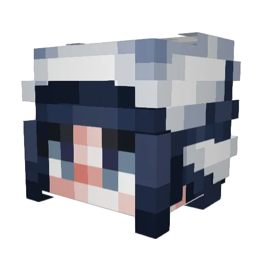 TJForChu Minecraft avatar head, 3D render