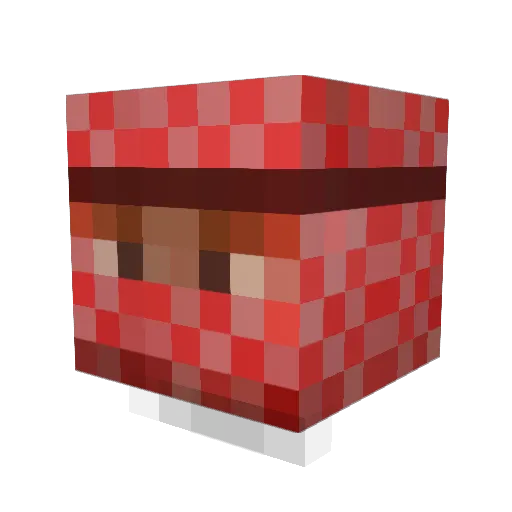 TJKD23 Minecraft avatar head, 3D render