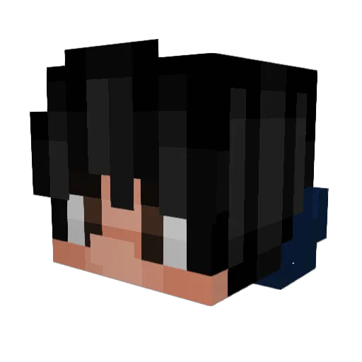 TJM_mc Minecraft avatar head, 3D render