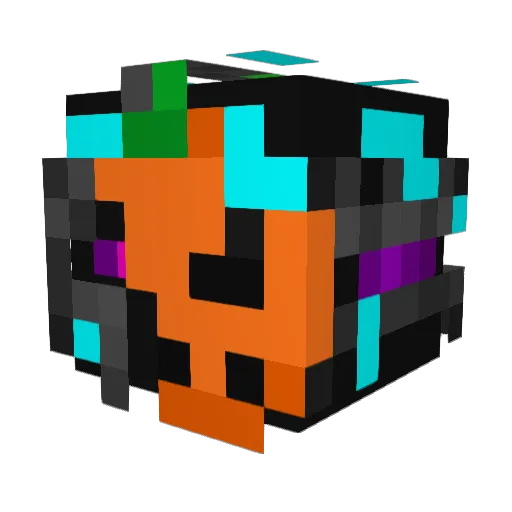 TJP6704 Minecraft avatar head, 3D render