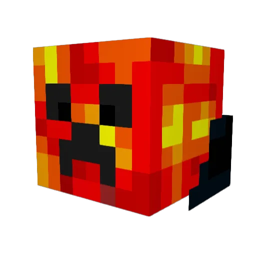 TJRocks_ Minecraft avatar head, 3D render