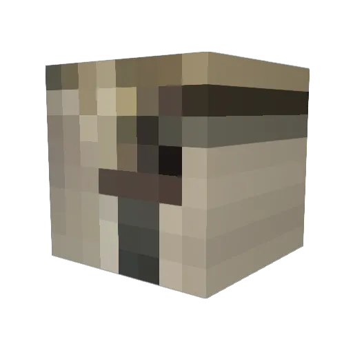 TJTSports Minecraft avatar head, 3D render