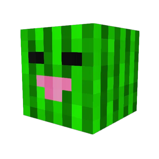 TJVOLKY Minecraft avatar head, 3D render
