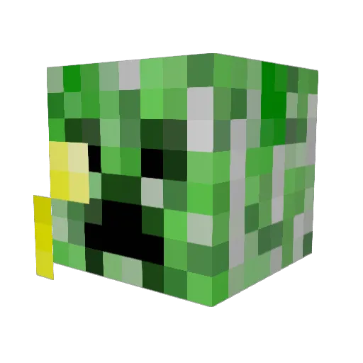 TJVmaster2711 Minecraft avatar head, 3D render