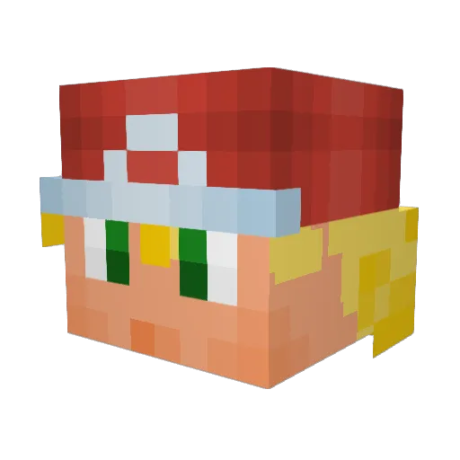 TJeezy23 Minecraft avatar head, 3D render