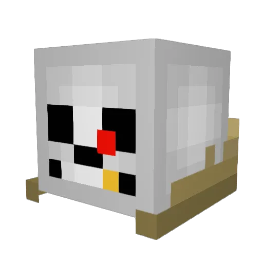 TJisTriBi Minecraft avatar head, 3D render