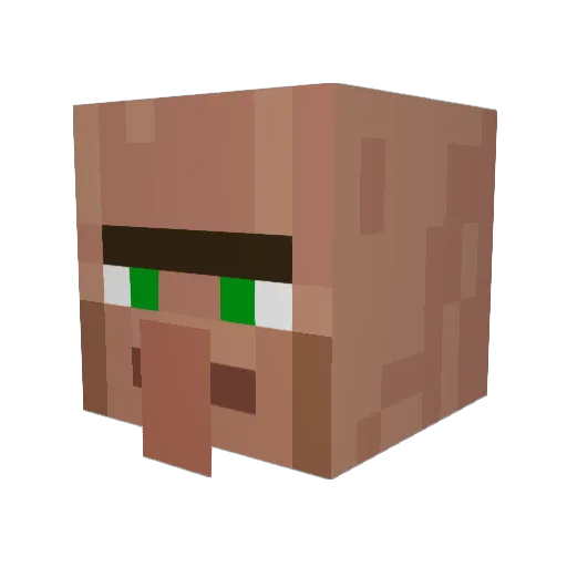 TK4213702 Minecraft avatar head, 3D render
