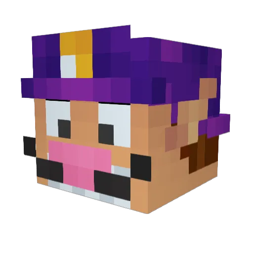 TK8878 Minecraft avatar head, 3D render