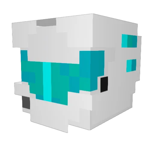 TKARocketMan Minecraft avatar head, 3D render