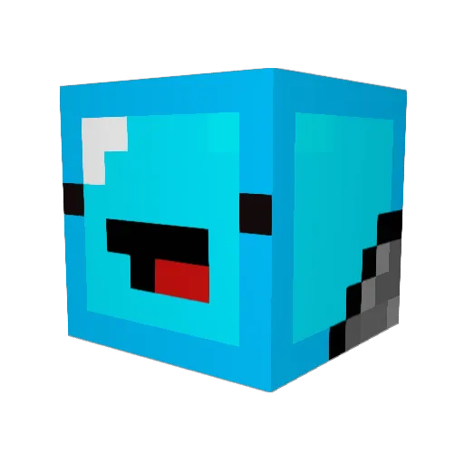 TKErteg Minecraft avatar head, 3D render
