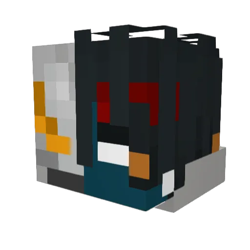 TKMarrow Minecraft avatar head, 3D render