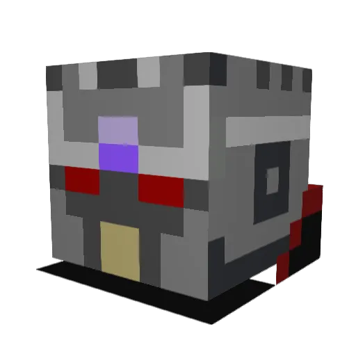 TKO_Rage Minecraft avatar head, 3D render