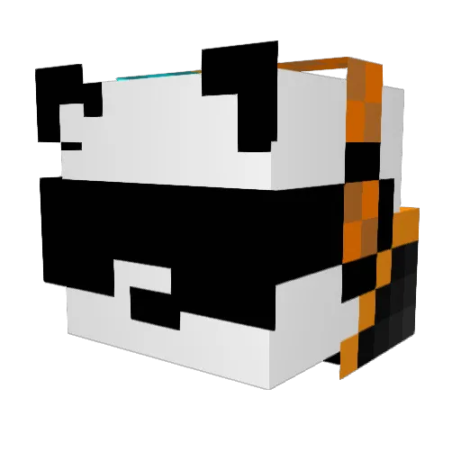 TKSB1 Minecraft avatar head, 3D render