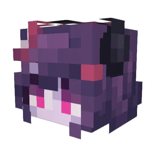 TK_Swallow Minecraft avatar head, 3D render