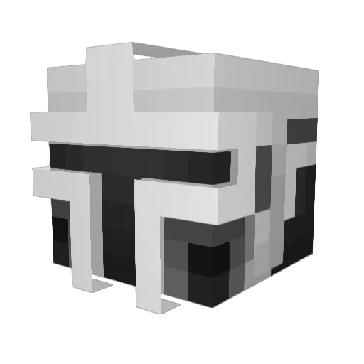 TKatch Minecraft avatar head, 3D render